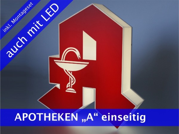 Apotheken "A" einseitig